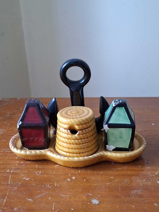 Saleiro e Pimenteiro. Vintage. Colecionismo.