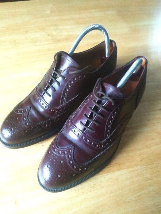 Кожаные туфли оксфорды броги Marks & Spenser p.41