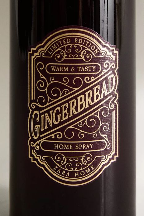 (200 ML) Difusor Em Spray GINGERBREAD Zara Home NOVO