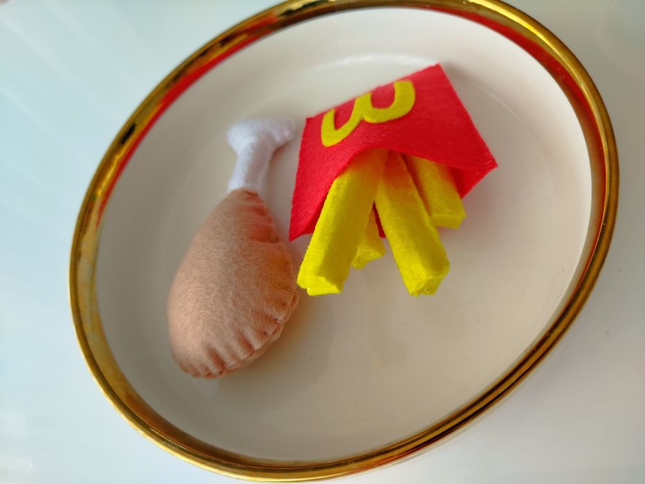 Zestaw fast food z filcu