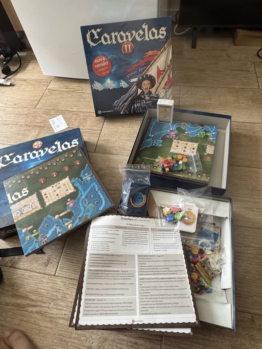 2 Jogo kit Caravelas tabuleiros lacrados