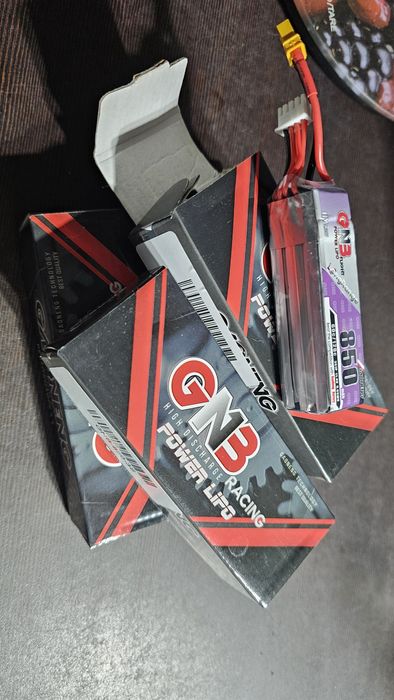 4szt. Lipo 3s Gnb 850mah 52gr, np do pavo 20pro