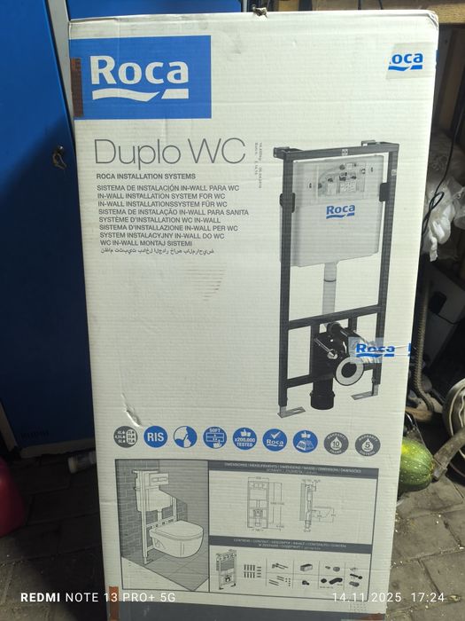 Stelaż podtynkowy do WC Roca Duplo Nowy