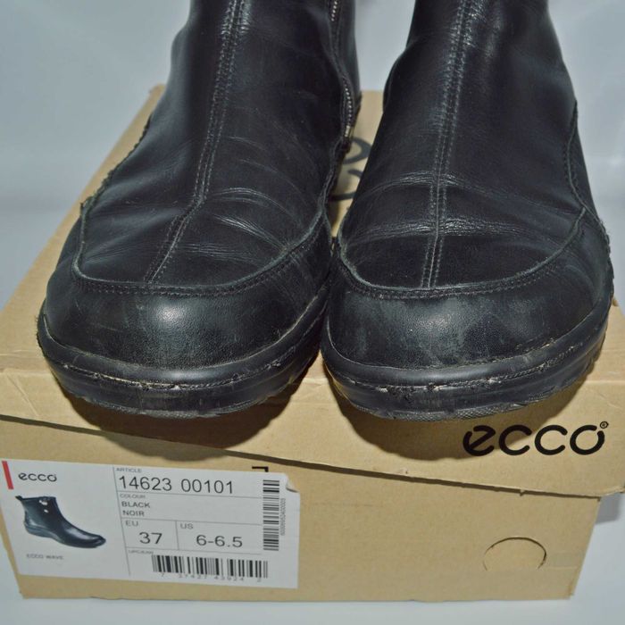 Шкіряні демічеревички ecco 37р