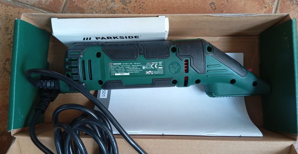 Raspador elétrico Parkside novo