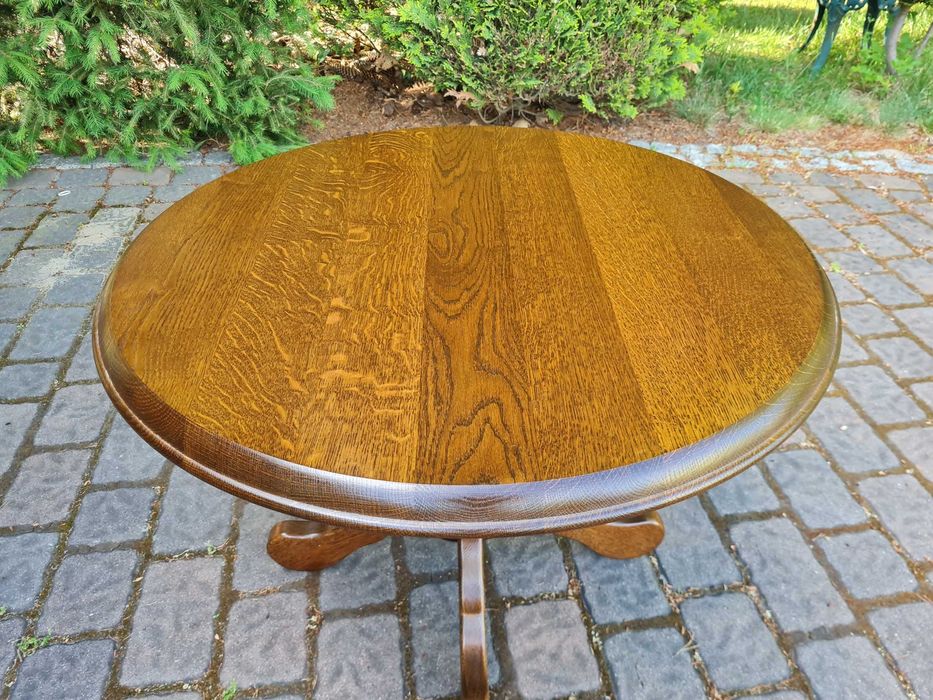 stolik dębowy ława