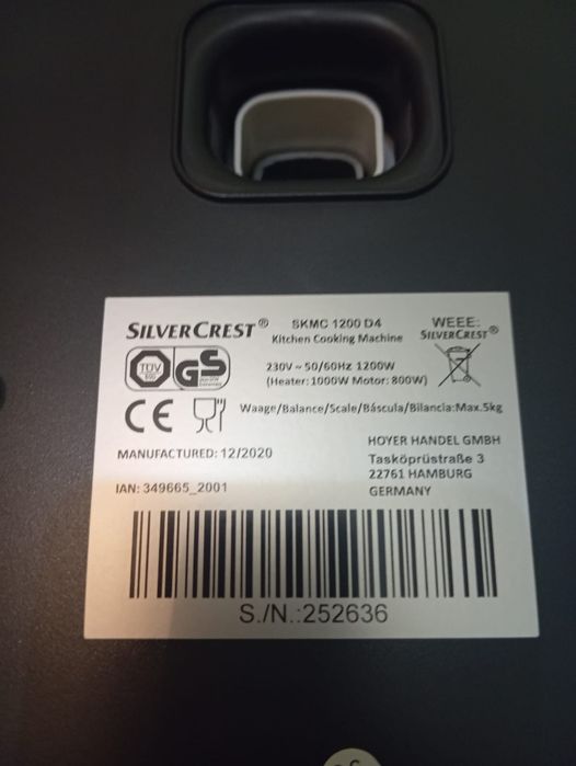 Monsier cuisine silver crest