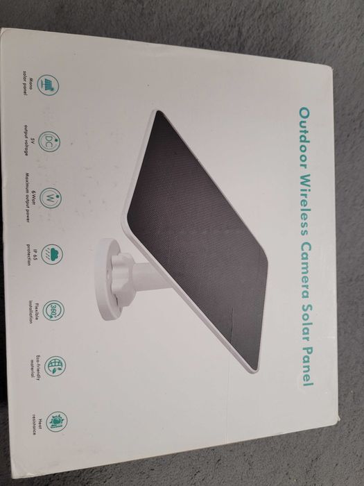 2x panel solarny do kamer