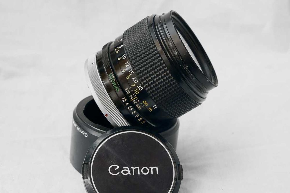 Objetiva Canon 100mm - 2.8 FD