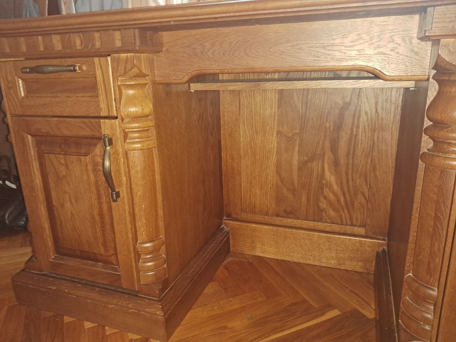 Стіл кабінетний, письмовий, керівника, з дуба