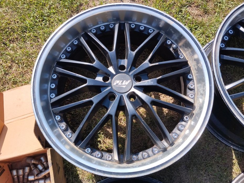 Felgi PLW 18" 5x100 8J ET35 komplet Vw Skoda Seat KBA 47881 plus śruby