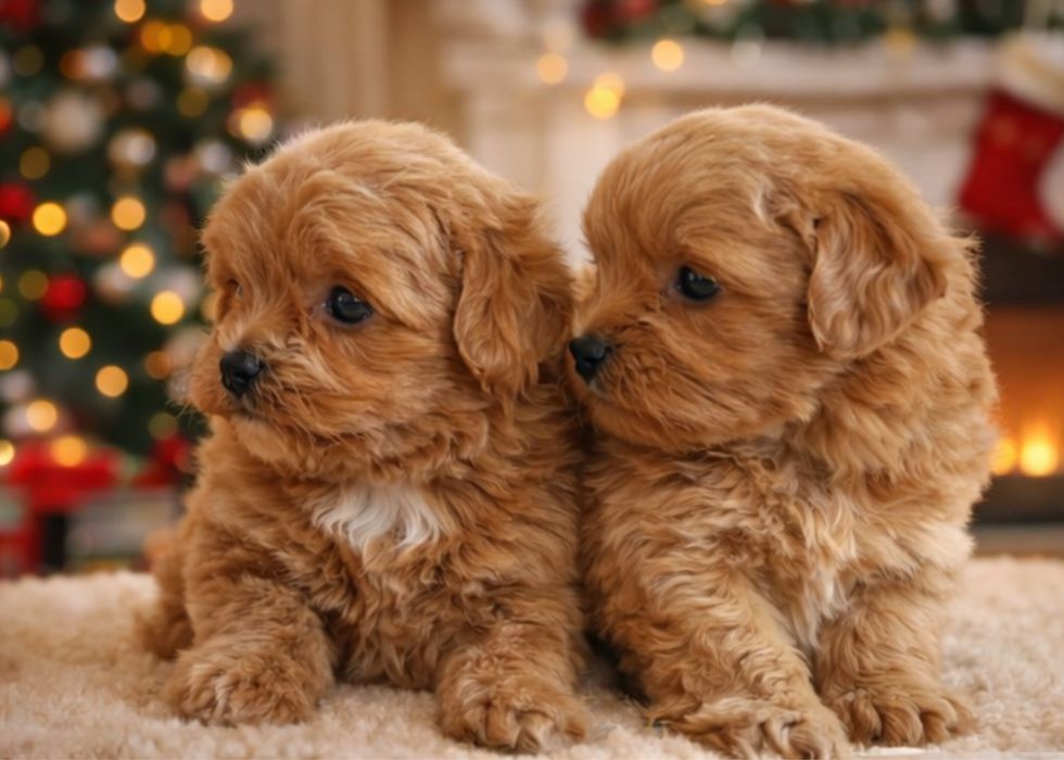 Мальчик и девочка мини мальтипу