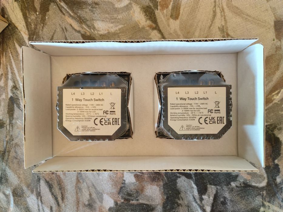 Interruptor de luz duplo Bseed Smart Zigbee