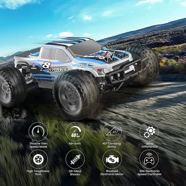 Стік DEERC 9200E RC Cars 1:10 Масштабний великий високошвидкісний авто