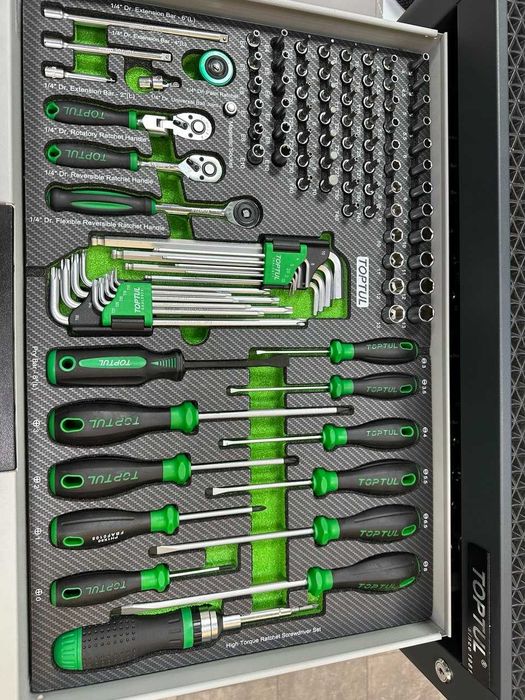 Візок з інструментом TOPTUL Ключі, набір!