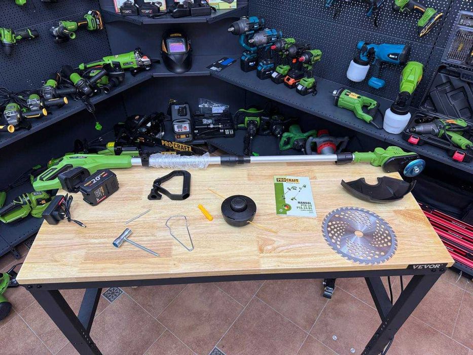Акумуляторний Тример Procraft можна акб Makita, Grand, Procraft