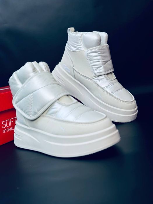 Дутики для холодной зимы не скользят дутиши пума сноубутсы puma