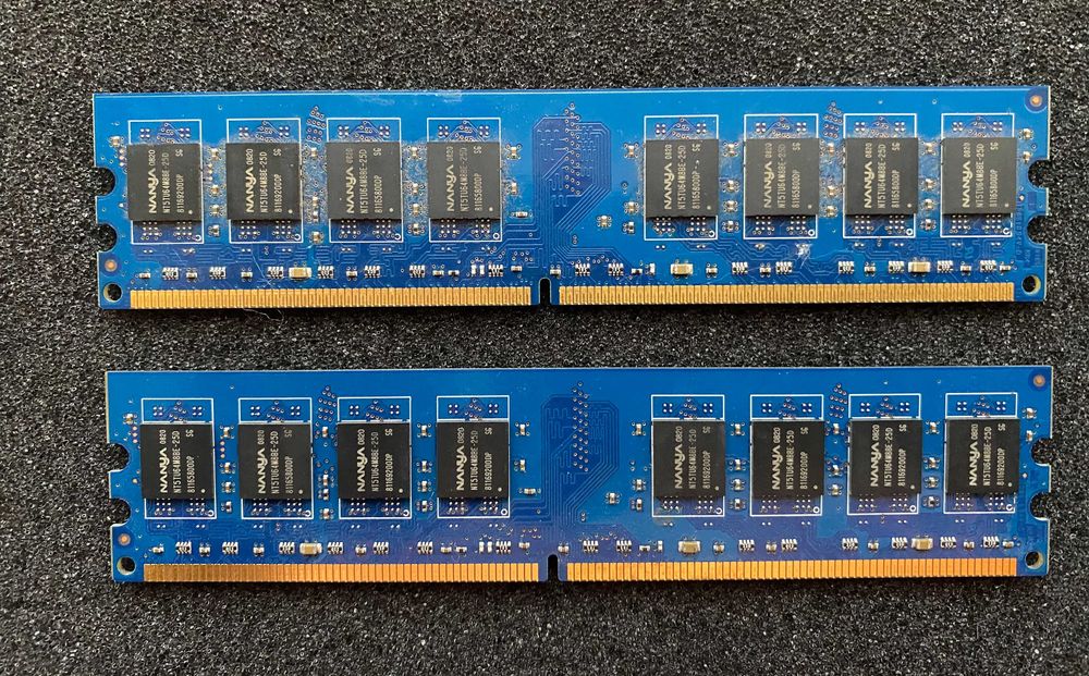 Оперативна пам'ять NANYA DDR2 1Gb 800Mhz (пара 2х1Gb)