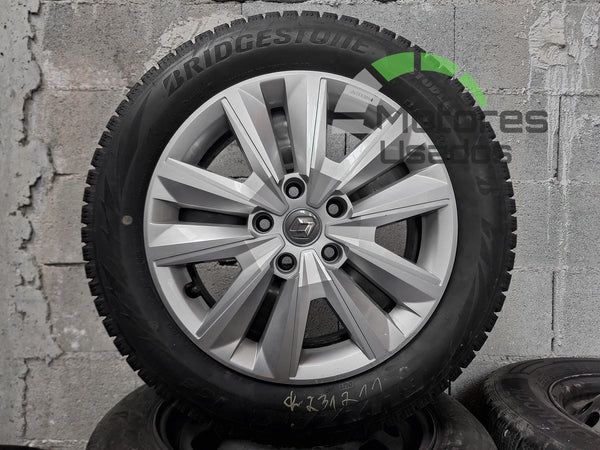 4 Jantes de Ferro 16 Renault c/pneus 205/55 5x114.3