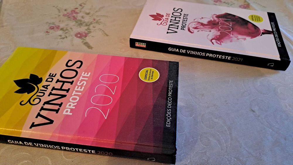 Livro de Vinhos da Proteste 2020 e 2021. Novos.