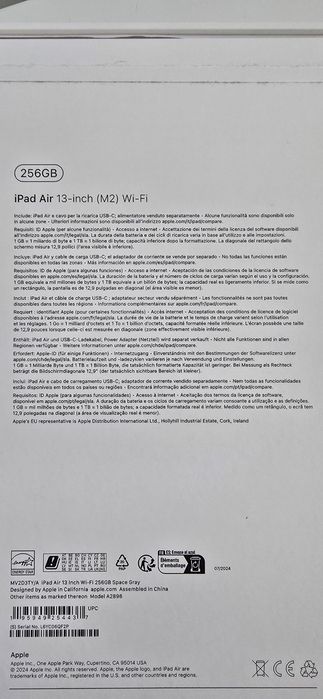 Ipad air 13 2024 256 gb
