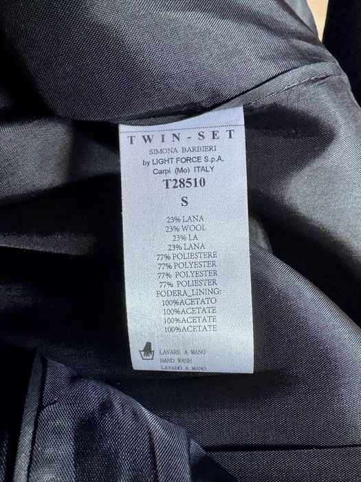 TwinSet plaszcz z wełną rozm s