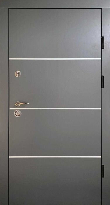 Двері Вхідні ,Композит ,з титановою накладкою