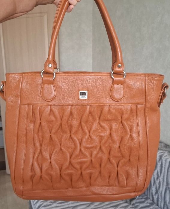 Сумка з натуральної шкіри Helena Rubinstein