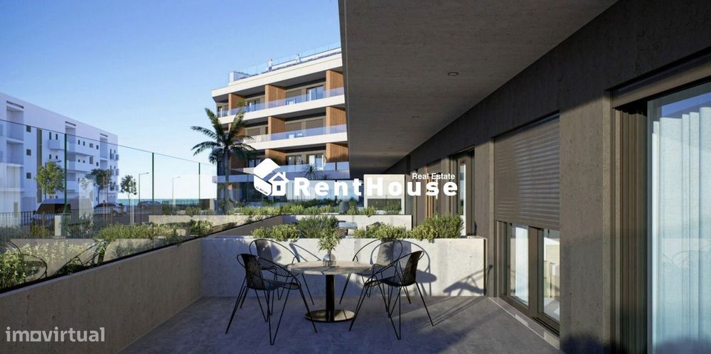 T2 de Luxo NOVO c/Terraço e Piscina