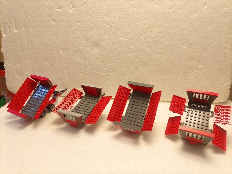Klocki LEGO przyczepy traktor