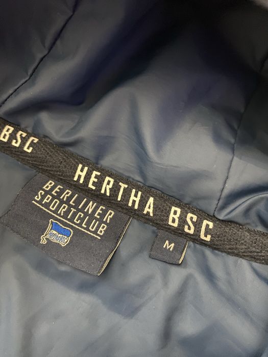 HERTHA BSC BERLIN Bluza Premium Rozpinana z Kapturem Granatowa IDEALNA M