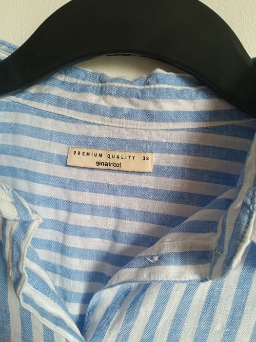 Koszula lniana 100% len Gina Tricot rozmiar 38