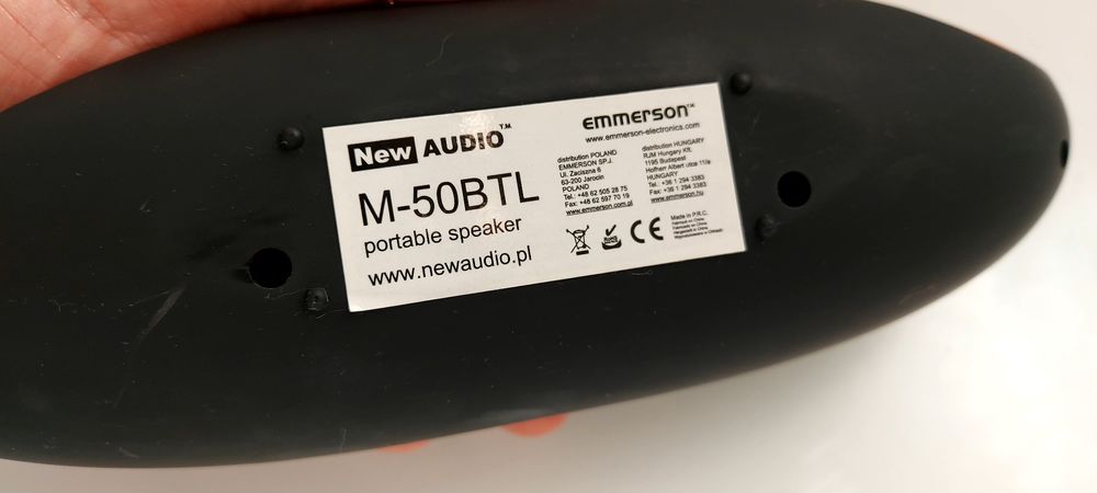 M-50 BT głośnik Bluetooth USB SD FM 2x3W New Audio