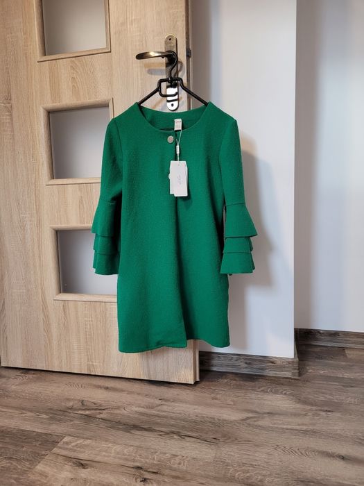 Nowy elegancki kardigan roz L