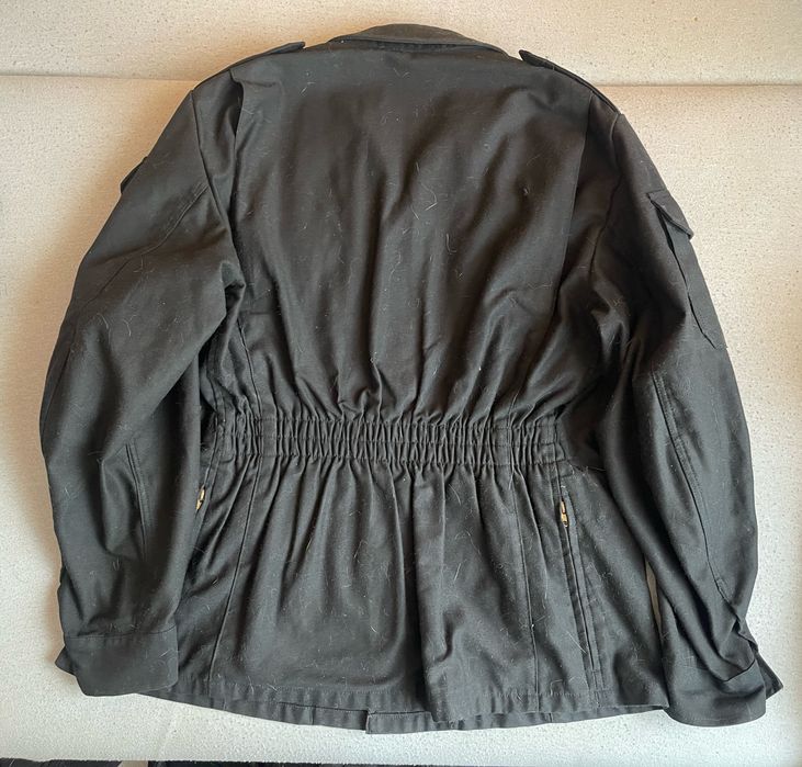 Mundur ćwiczebny Policji czarny ues komplet bluza spodnie