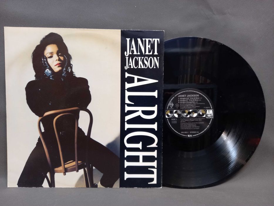Winyl. Janet Jackson – Alright. Maxi 45