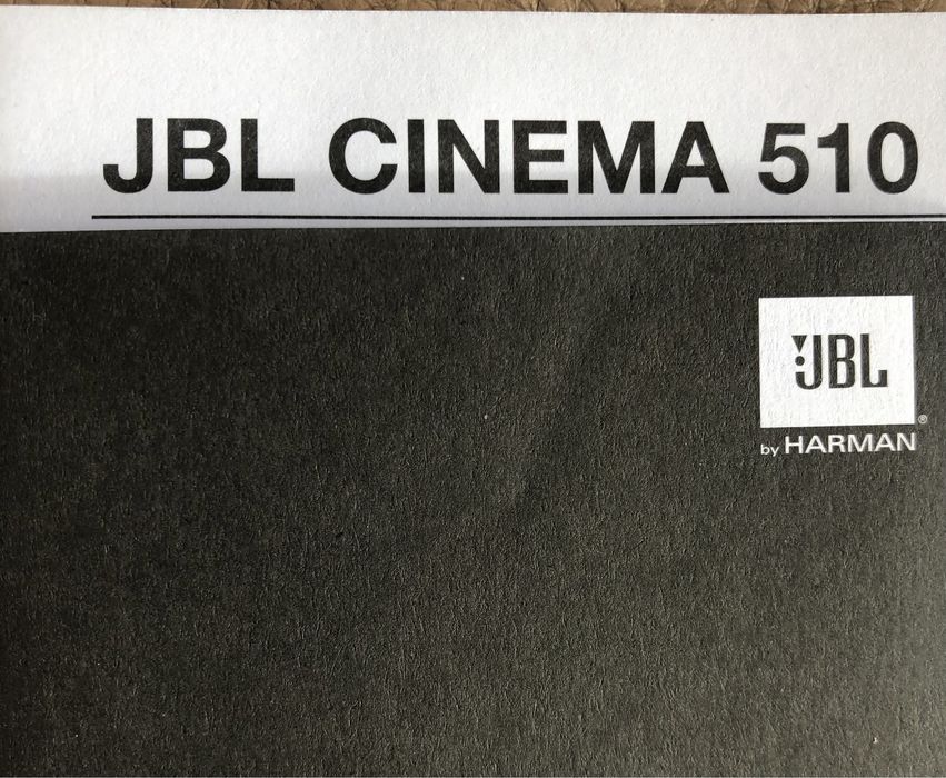 Colunas JBL cinema 510