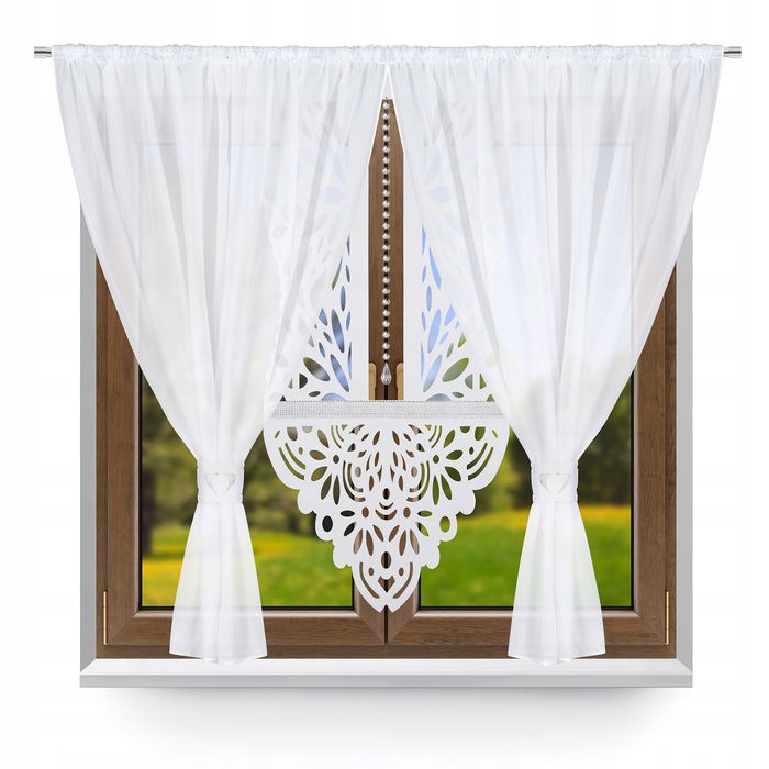 P10 Firana Nowoczesna Komplet Do Salonu Sypialni Panel Ekran  400X145
