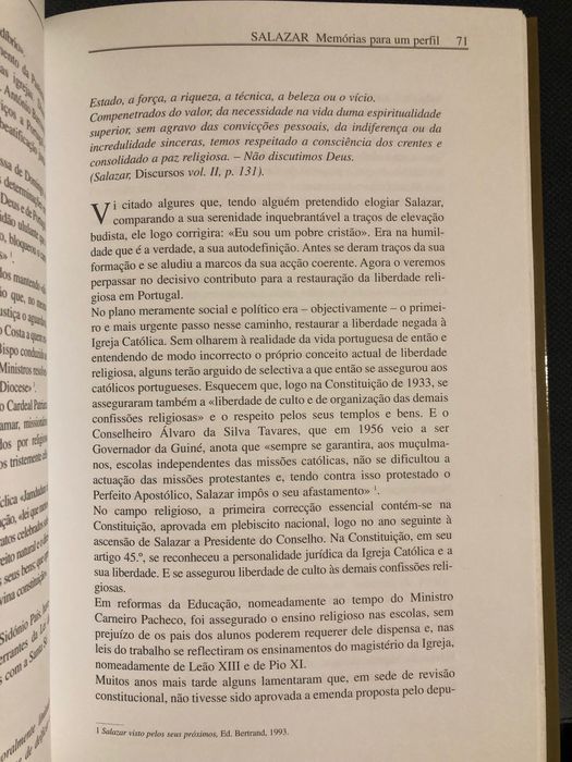 Fátima Bonifácio: António Barreto / Salazar Memórias para um Perfil