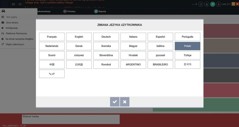 DIAGBOX 9.273 PL - SIERPIEŃ 2026, Bez VM -  Samodzielna Instalacja