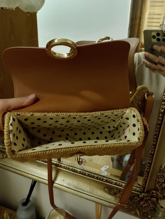 Pleciony kuferek, torebka