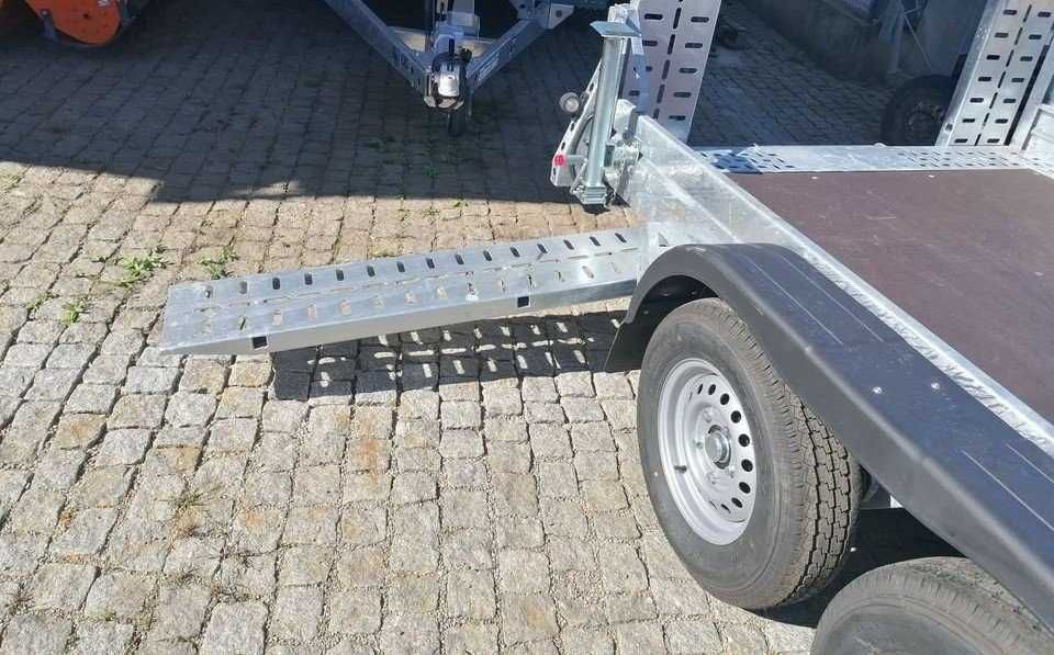 Atrelado Reboque Porta Maquinas galvanizado de 2 Eixos 3500 kg Novo