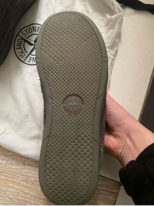 Stone Island кеди замшеві сірі 42 розмір оригінал з документами