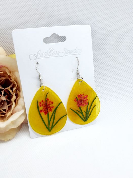 Kolczyki w kwiaty Fashion Jewelry