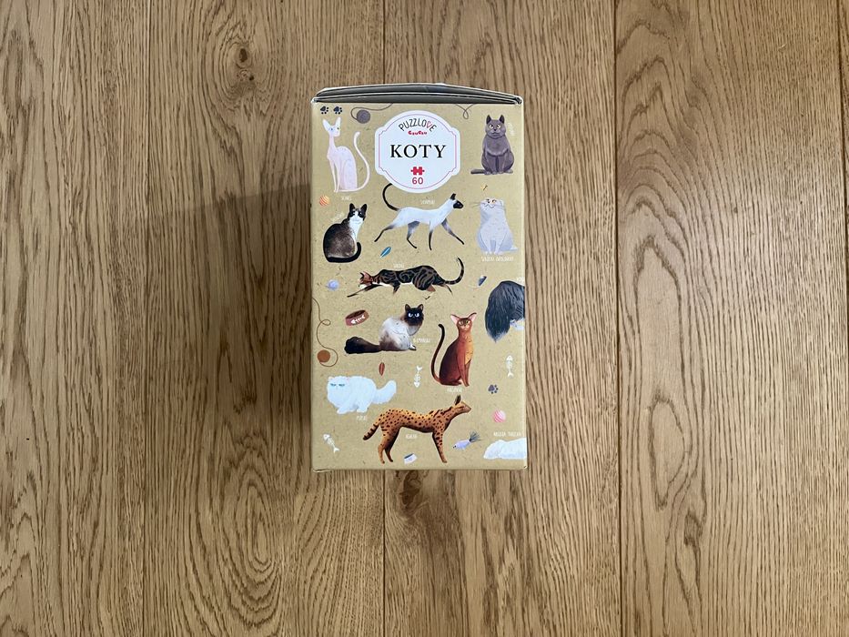 Puzzle Koty 60 CzuCzu Puzzlove czu czu 60 elementów