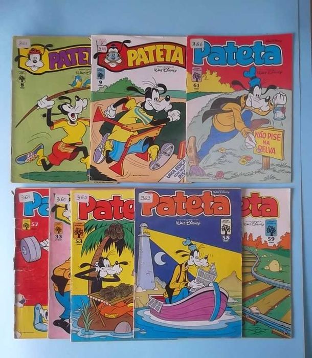 PATETA - edição portuguesa Nº 1 a 9 mais outros números.