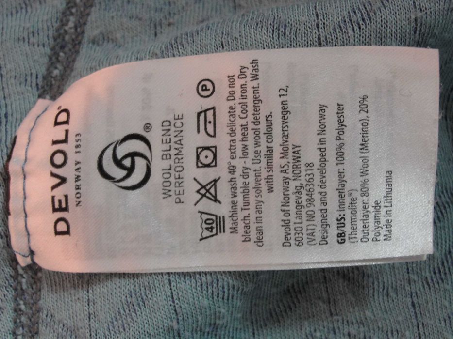 Devold damska koszulka merino 80 % wool