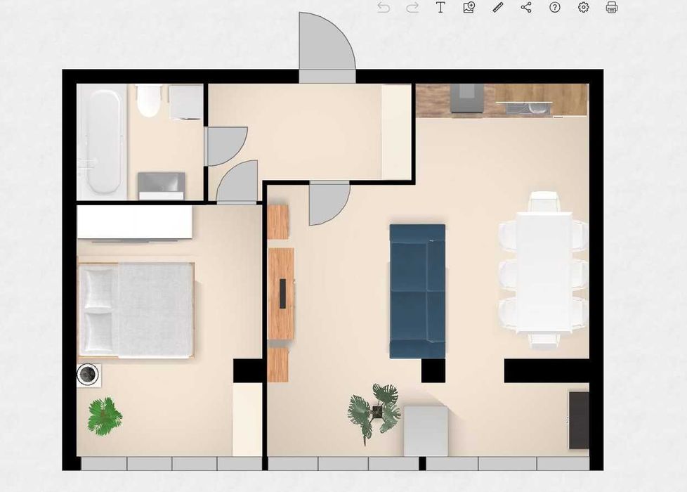 Світла та комфортна 2-кім квартира 54м² на першому поверсі | Брюховичі