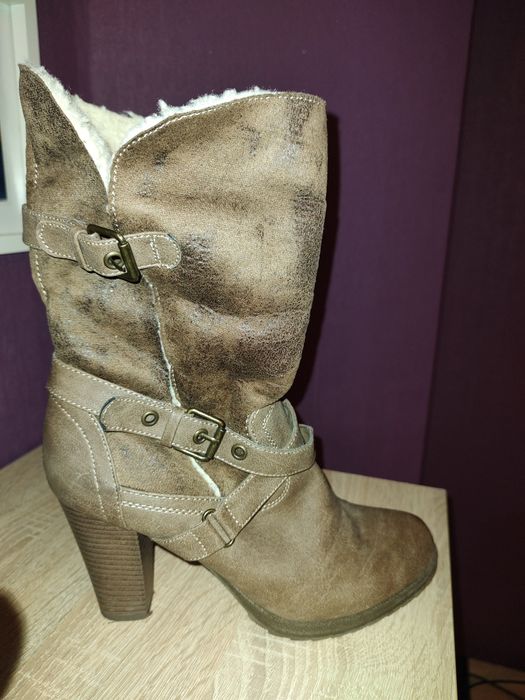 Botki damskie ocieplane