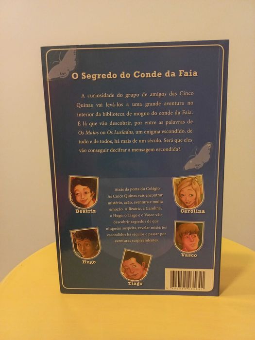 O Segredo do Conde da Faia, coleção As Cinco Quinas